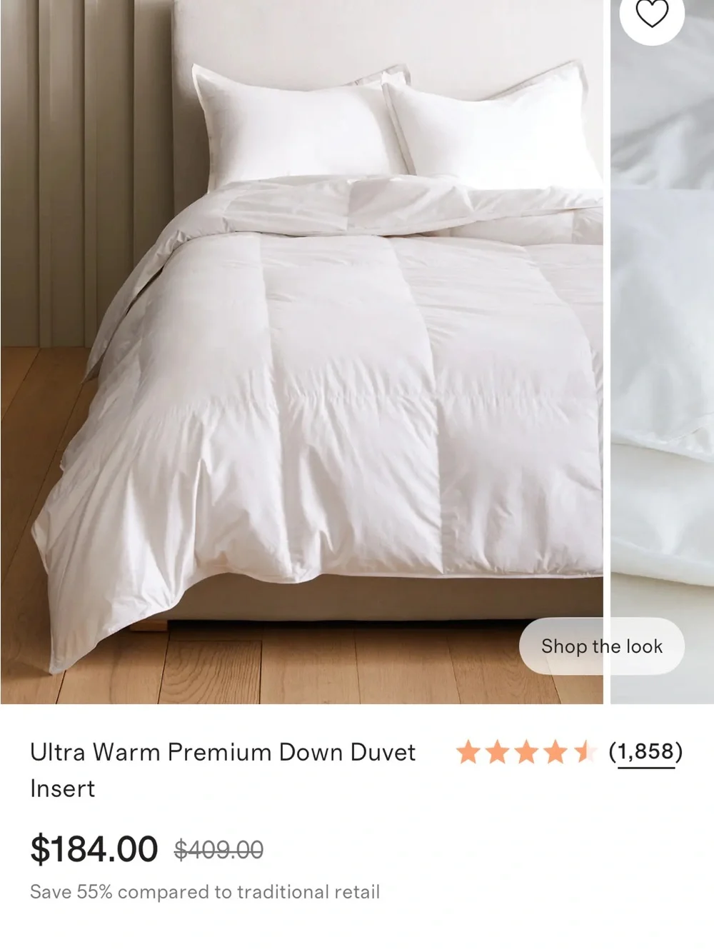 Lightweight Premium Down Comforter